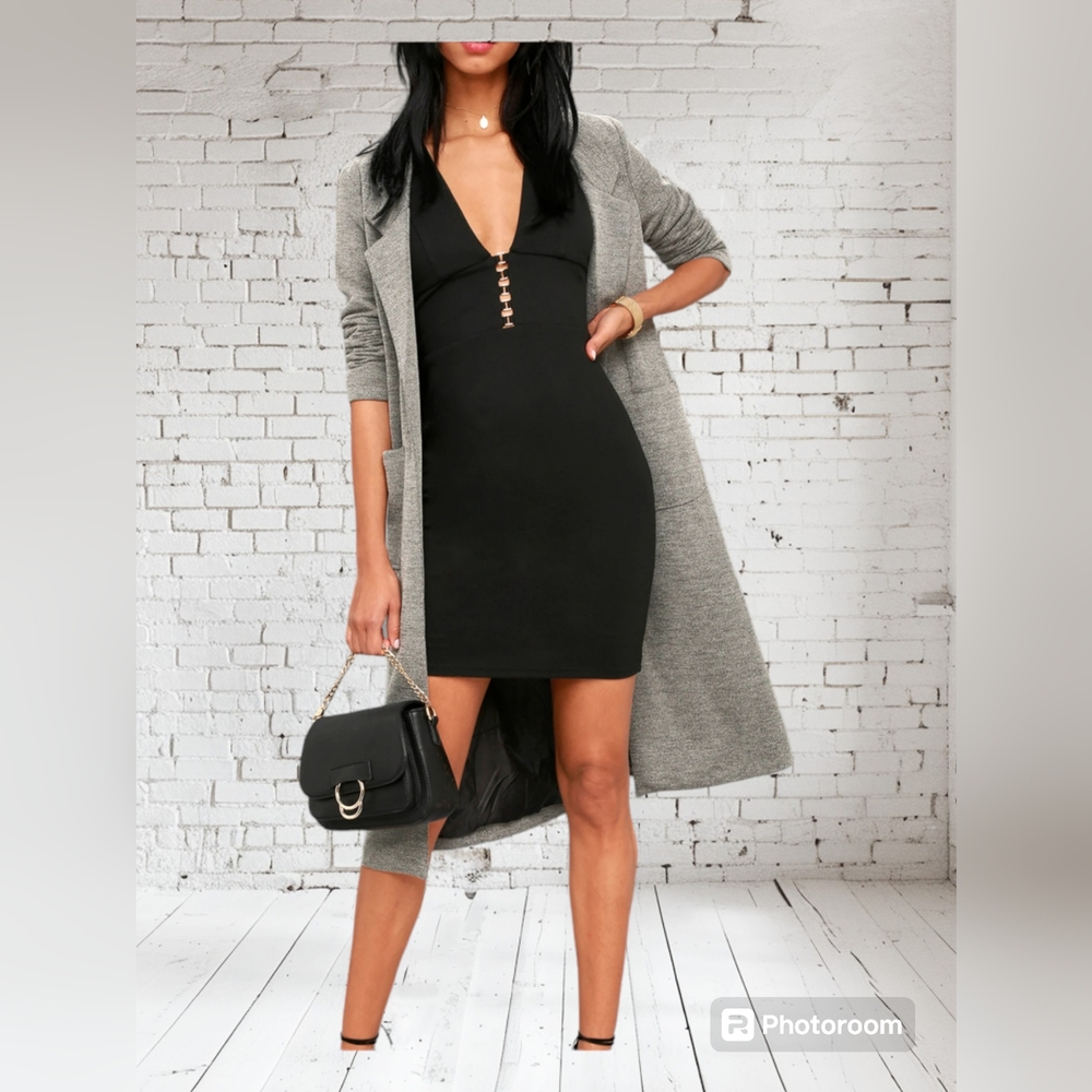 LULUS Small bodycon sexy little black dress